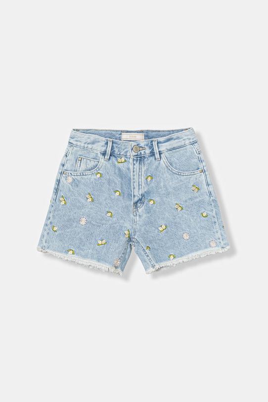 Guess szorty dziecięce jeansowe niebieski J6GD35.D45E0.PPY2.M