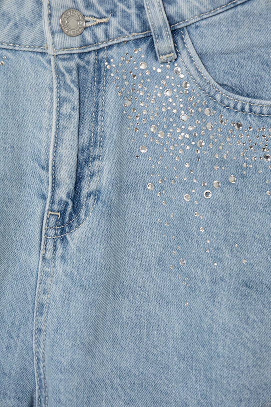 Dziewczynka Guess szorty dziecięce jeansowe J6GD40.D45E0.PPY2.M niebieski