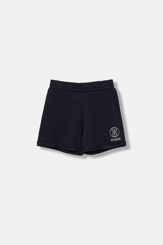 Guess szorty bawełniane dziecięce casual granatowy J6GD41.KA6R4.PPY2.M