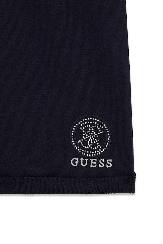 Guess szorty bawełniane dziecięce granatowy J6GD41.KA6R4.PPY2.M