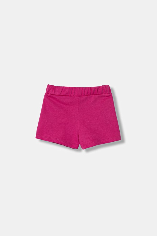Guess szorty bawełniane dziecięce K6GD03.KA6R4.PPY2.M różowy SS26