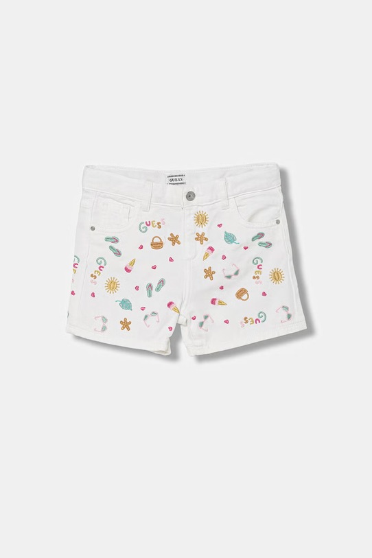 Guess gyerek rövidnadrág fehér K6GD09.WH630.PPY2.M