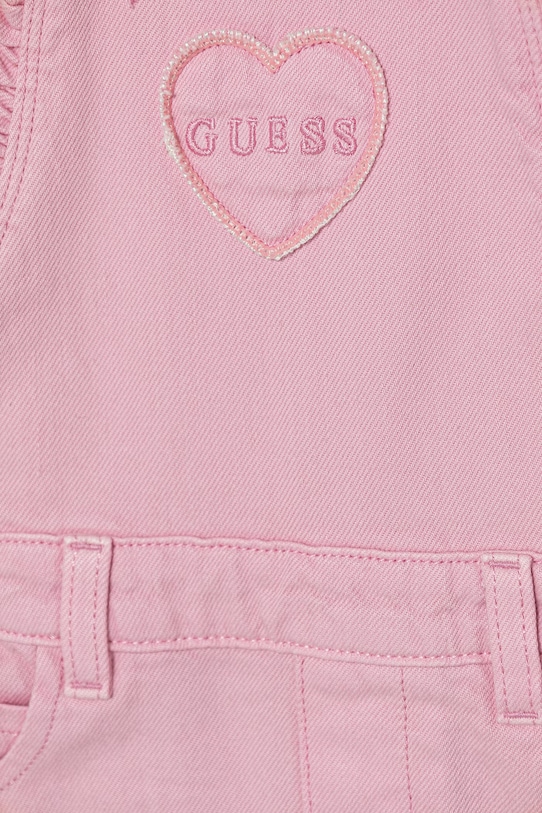 Dziewczynka Guess ogrodniczki dziecięce K6GK13.WR510.PPY2.M różowy