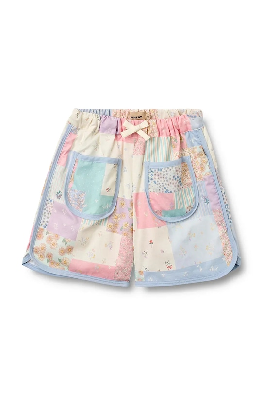 Wheat szorty bawełniane dziecięce 1018.261.GOTS multicolor SS26