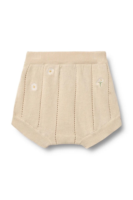 Wheat szorty niemowlęce bawełniane 5015.560.GOTS beżowy SS26