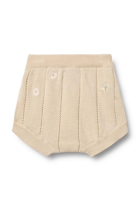 Wheat szorty niemowlęce bawełniane 5015.560.GOTS beżowy SS26