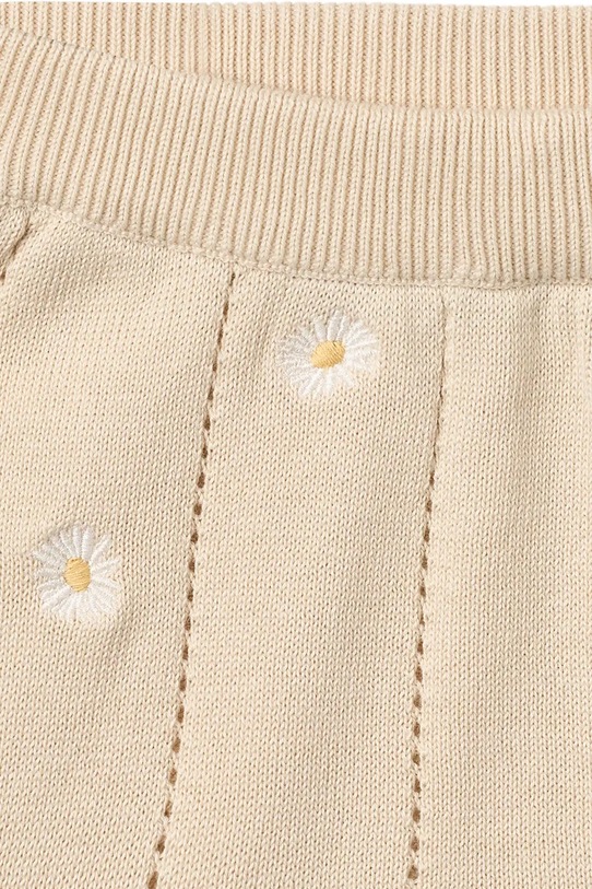 Dziewczynka Wheat szorty niemowlęce bawełniane 5015.560.GOTS beżowy