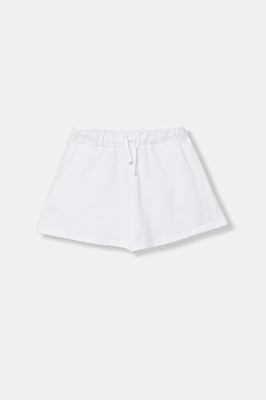 United Colors of Benetton szorty dresowe dziecięce bawełniane biały 3J68C903O.G.Stagionale