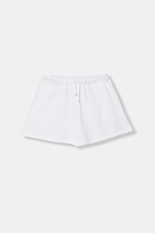 United Colors of Benetton szorty dresowe dziecięce bawełniane biały 3J68C903O.G.Stagionale