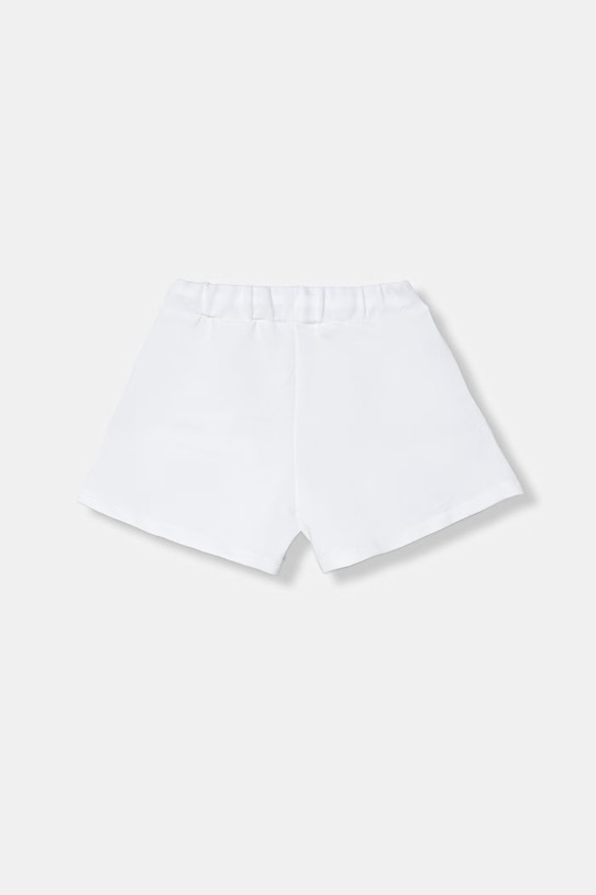 United Colors of Benetton szorty dresowe dziecięce bawełniane 3J68C903O.G.Stagionale biały SS26