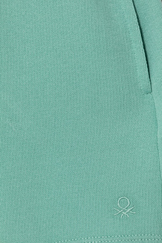 Dziewczynka United Colors of Benetton szorty dresowe dziecięce bawełniane 3J68C903O.G.Stagionale turkusowy