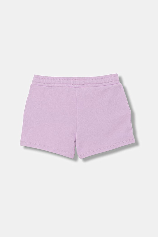 United Colors of Benetton szorty dresowe dziecięce bawełniane 3J70G901R.P.Stagionale fioletowy SS26