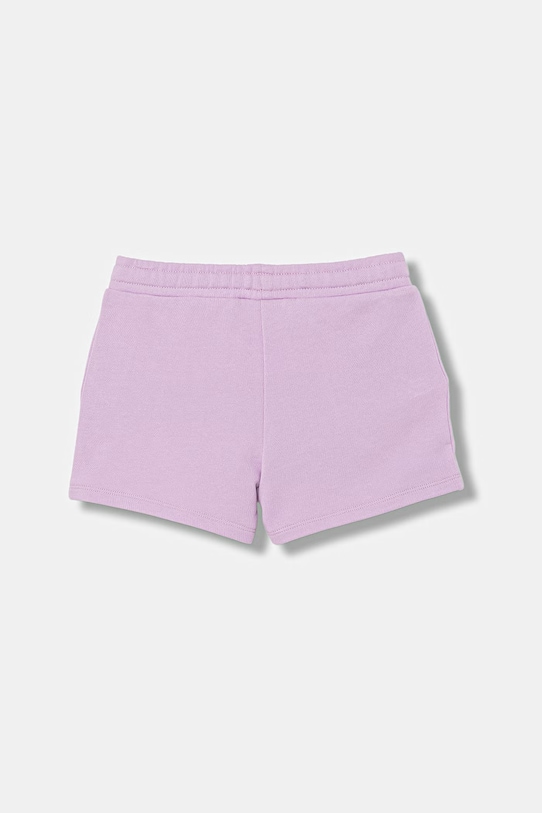 United Colors of Benetton szorty dresowe dziecięce bawełniane 3J70G901R.P.Stagionale fioletowy SS26