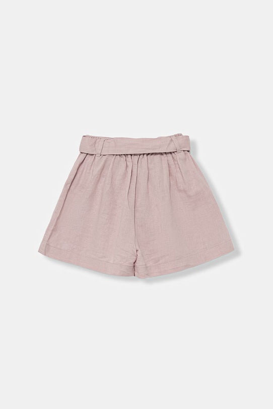 United Colors of Benetton σορτς παιδικά με λινό 43WBG9037.P.Stagionale ροζ SS26