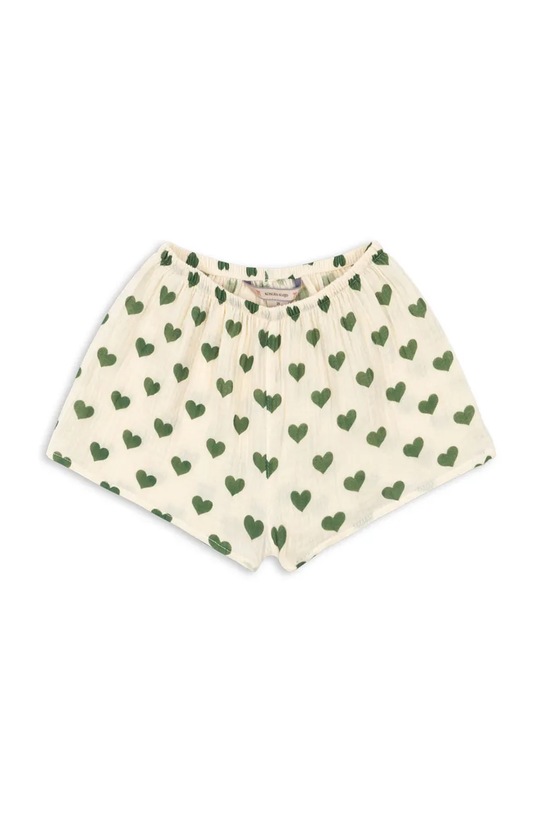 Konges Sløjd kratke hlače otroške bombažne COCO MINI SHORTS GOTS bež KS105323.PPY2