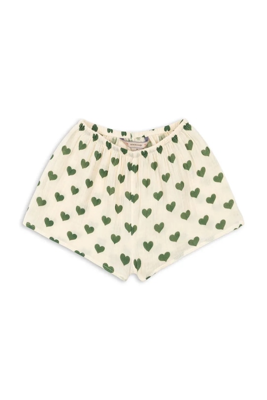 Konges Sløjd kratke hlače otroške bombažne COCO MINI SHORTS GOTS bež KS105323.PPY2