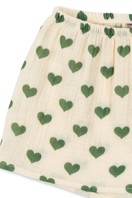 Deklice Konges Sløjd kratke hlače otroške bombažne COCO MINI SHORTS GOTS KS105323.PPY2 bež