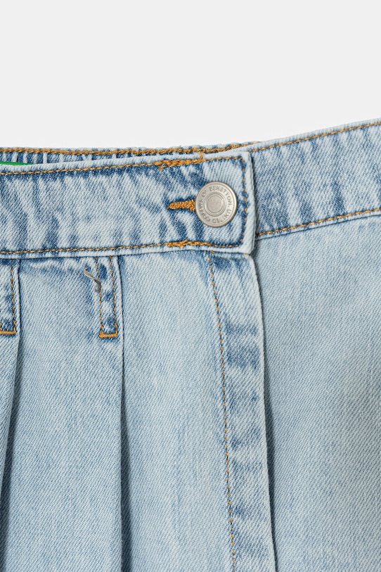 DÍVKA United Colors of Benetton sukňové šortky dětské džínové 4AD6C904Z.G.seasonal modrá