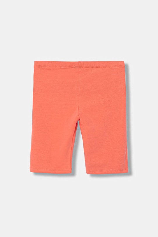 United Colors of Benetton cyklistické šortky dětské bavlněné s elastanem 3MT1C901D.G.season.PPY2 oranžová SS26