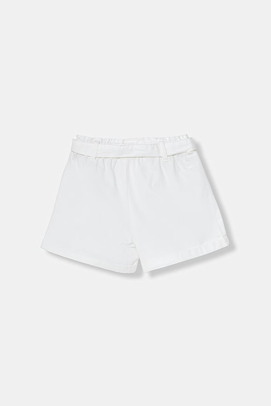 United Colors of Benetton šortky detské bavlnené 47RGG903H.P.seasonal biela SS26
