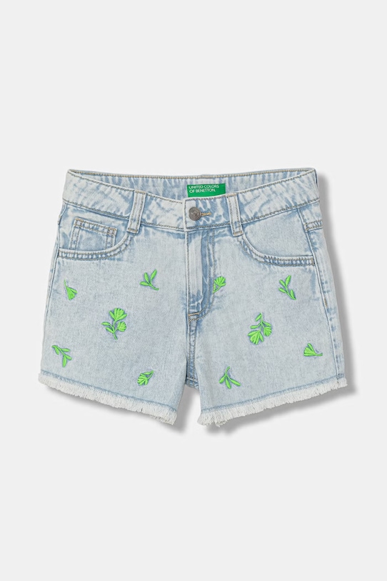 United Colors of Benetton šortky dětské džínové modrá 4UTPC9055.G.seasonal
