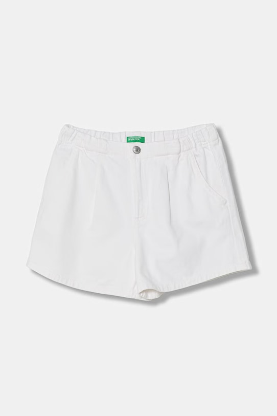 United Colors of Benetton šortky dětské džínové bílá 4PYAC904Y.G.seasonal