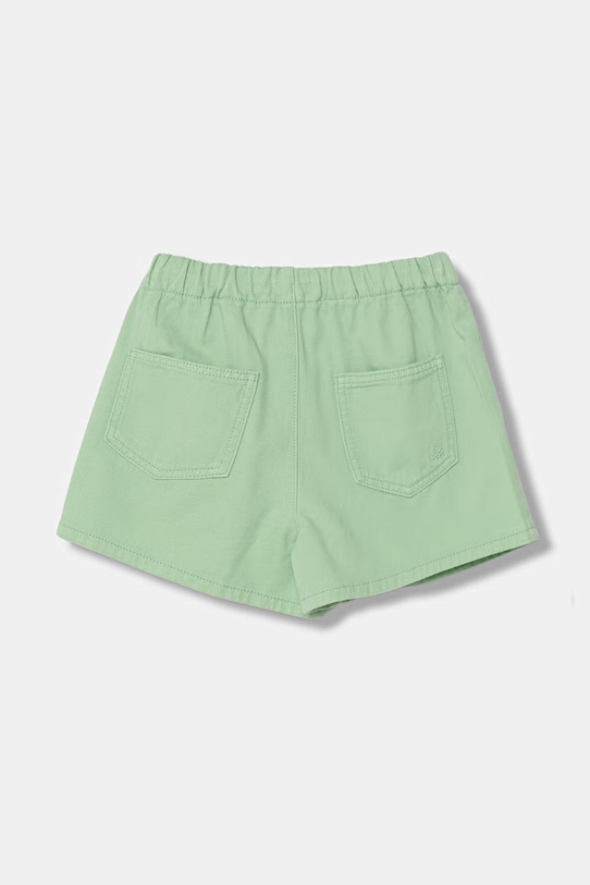 United Colors of Benetton šortky dětské džínové 4PYAC904Y.G.seasonal zelená SS26