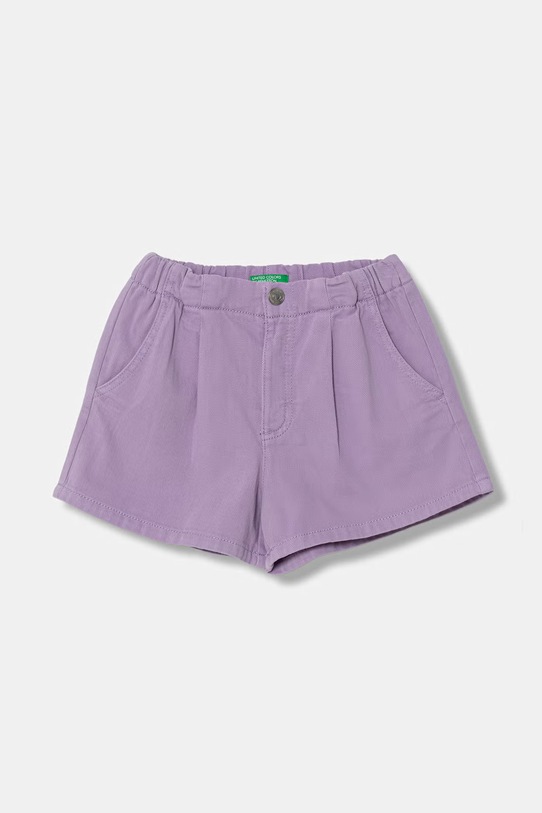 United Colors of Benetton šortky dětské džínové fialová 4PYAC904Y.G.seasonal