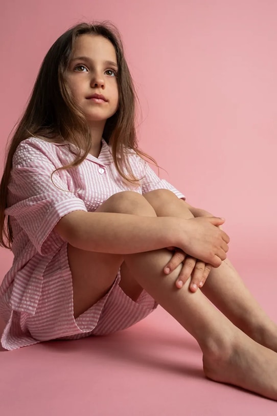 Dziewczynka That's mine szorty dziecięce bawełniane Isa shorts 152563.G różowy