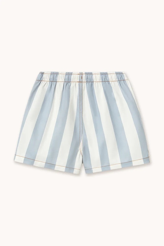 Deklice Otroške bombažne kratke hlače Tinycottons STRIPES TWILL SHORTS SS26.298 modra
