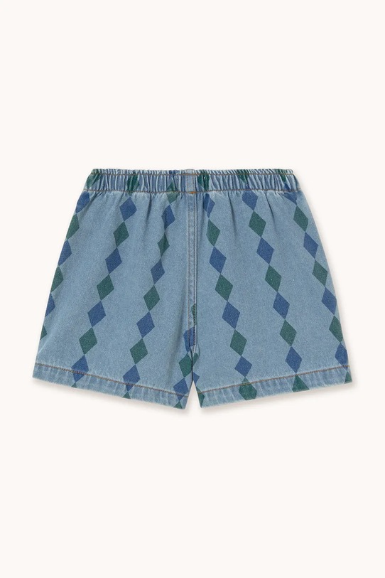 Chłopiec Tinycottons szorty jeansowe dziecięce DIAMONDS SHORTS SS26.356 niebieski