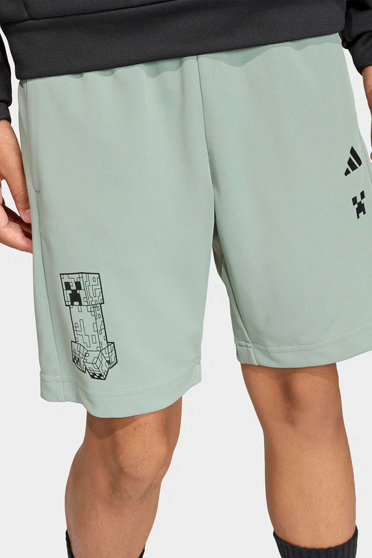 Παιδικό σορτς adidas MINECRAFT KD0986 τιρκουάζ SS26
