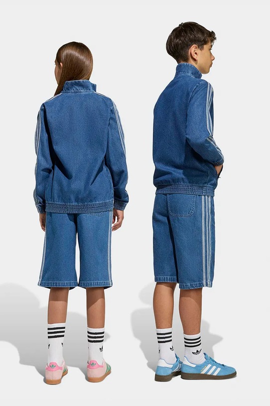 Chłopiec adidas Originals szorty jeansowe dziecięce KE2969 niebieski