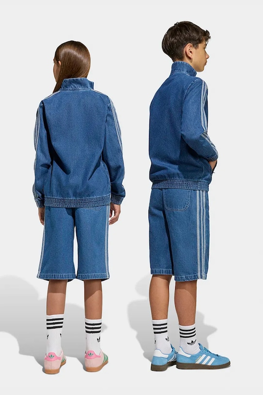 Chłopiec adidas Originals szorty jeansowe dziecięce KE2969 niebieski