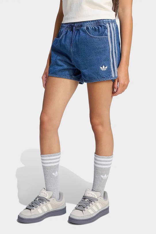 adidas Originals pantaloni scurți din denim pentru copii casual albastru KC8518