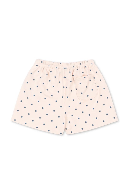 Konges Sløjd szorty bawełniane dziecięce SPOTTY SWEAT SHORTS GOTS KS105091.PPY2 beżowy SS26