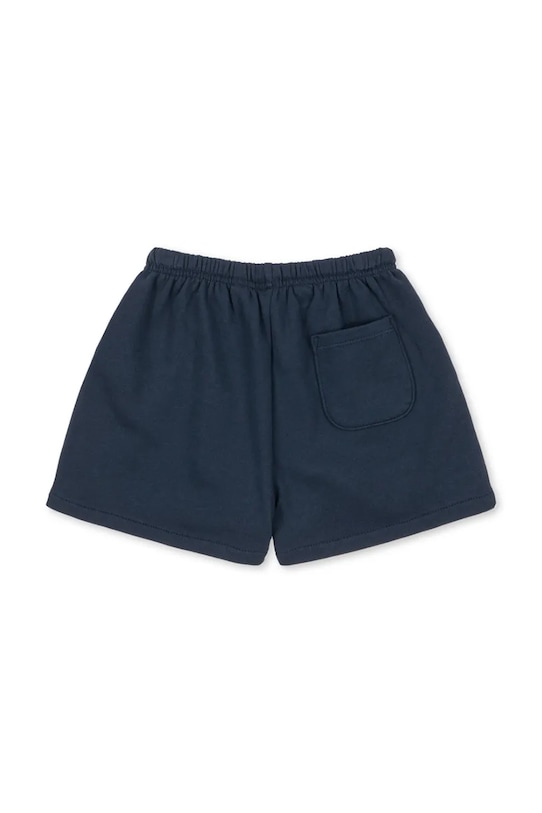 Konges Sløjd szorty bawełniane dziecięce SPOTTY SWEAT SHORTS GOTS KS105091.PPY2 granatowy SS26
