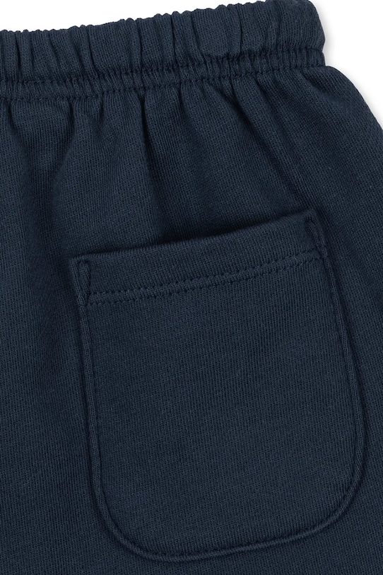 Chłopiec Konges Sløjd szorty bawełniane dziecięce SPOTTY SWEAT SHORTS GOTS KS105091.PPY2 granatowy