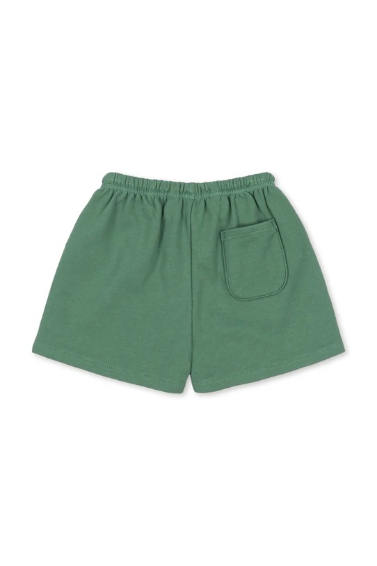 Konges Sløjd szorty bawełniane dziecięce SPOTTY SWEAT SHORTS GOTS KS105091.PPY2 zielony SS26