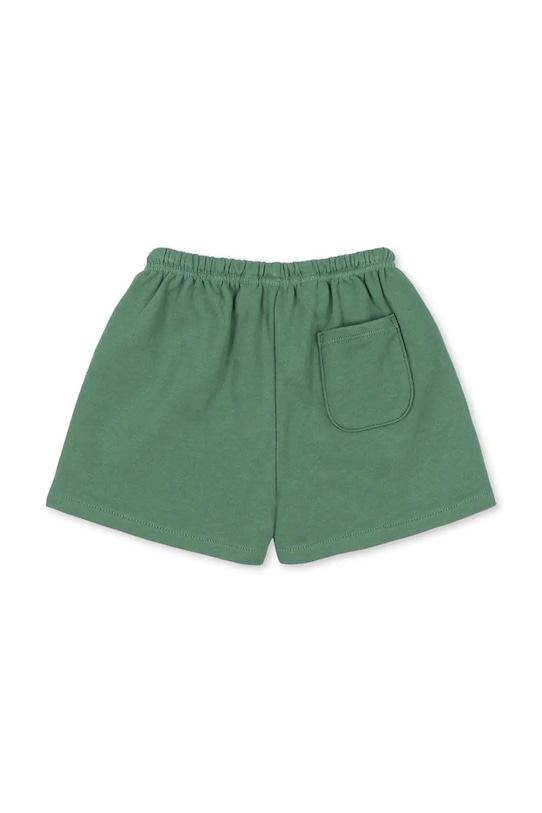 Konges Sløjd szorty bawełniane dziecięce SPOTTY SWEAT SHORTS GOTS KS105091.PPY2 zielony SS26