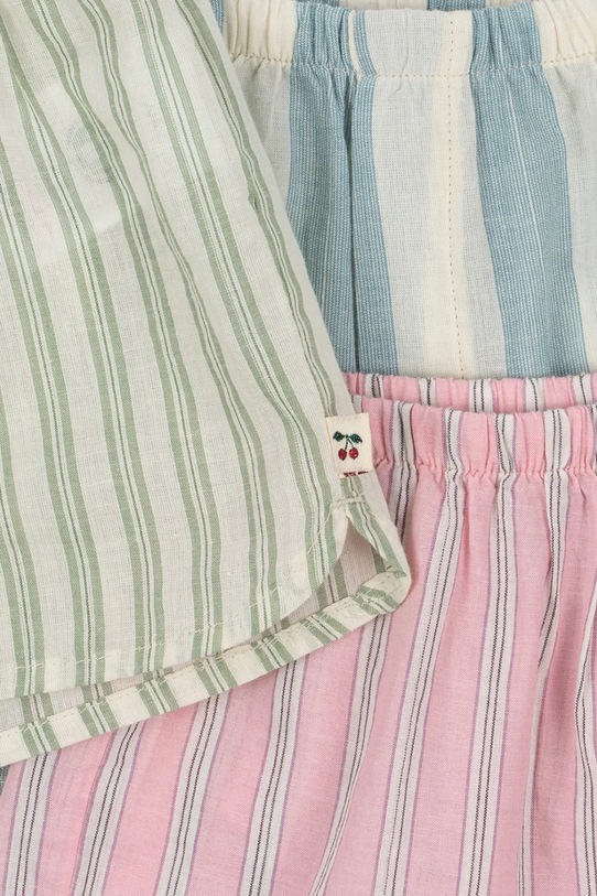 Chłopiec Konges Sløjd szorty dziecięce bawełniane 3 PACK ASLI SHORTS GOTS KS104607.PPY2 multicolor