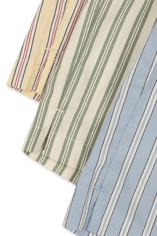 Konges Sløjd szorty dziecięce bawełniane 3 PACK AZUR SHORTS GOTS multicolor KS104608.PPY2