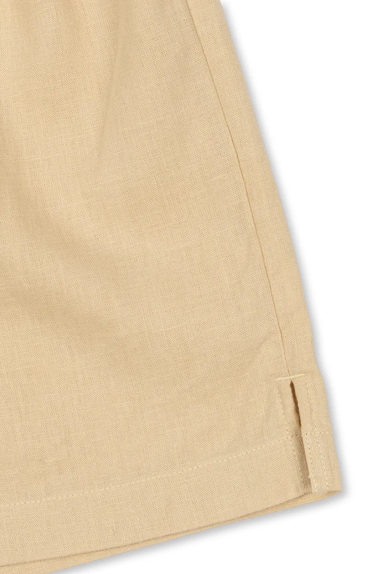 Konges Sløjd szorty dziecięce lniane FRANZEN LINEN SHORTS KS104828.PPY2 beżowy