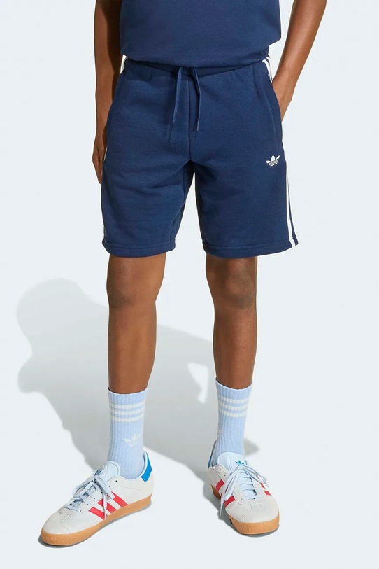 adidas Originals Къс панталон за деца от памук черен KE2832