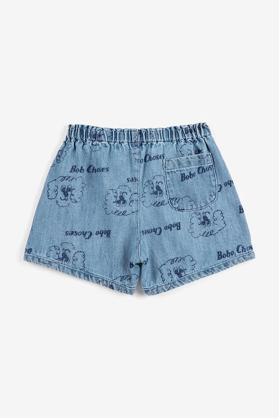 Bobo Choses pantaloncini in denim per neonati Pickles The Dog 126AB057 blu SS26