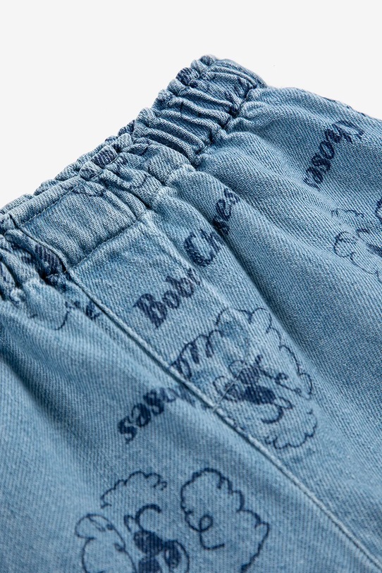 Chłopiec Bobo Choses szorty jeansowe niemowlęce Pickles The Dog 126AB057 niebieski