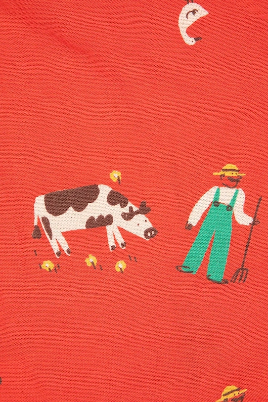 BIMBA Bobo Choses shorts di lana bambino/a Farm Adventure 126AC068 rosso