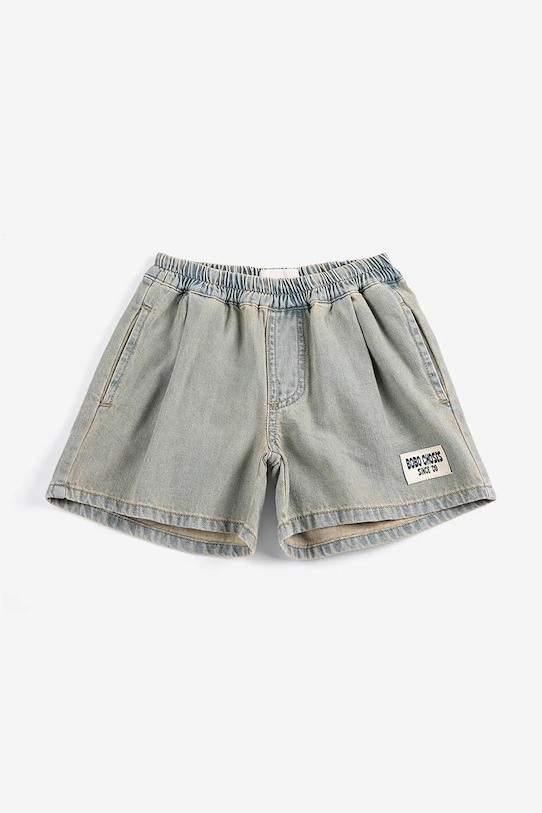 Bobo Choses szorty bawełniane dziecięce Bobo Choses Since 09 126AC073 niebieski SS26