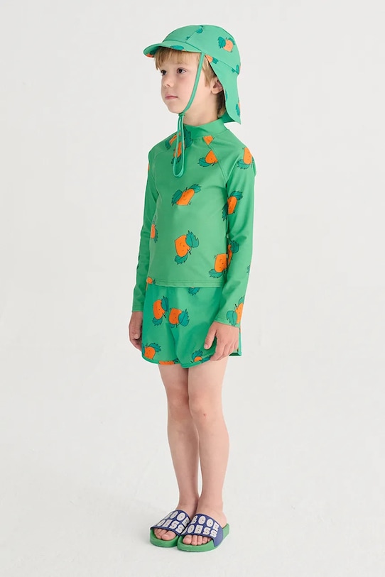 Bobo Choses szorty kąpielowe dziecięce Curious Turnip 126AC131 turkusowy