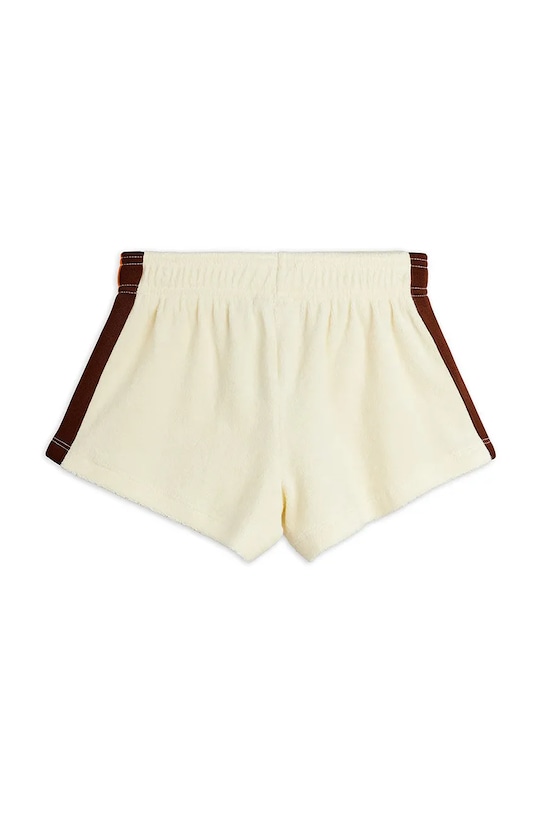 Mini Rodini szorty dziecięce bawełniane Alien City FC 26230116 beżowy SS26